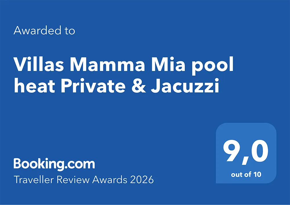 premio villas mamma mia puntuación de Booking